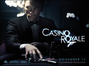 Casino Royale (2006) [November 17 Style] Advance quad-crown poster