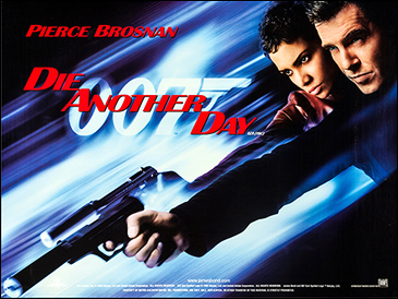 Die Another Day (2002) Advance quad-crown poster