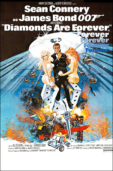 Diamonds Are Forever (1971) Sixteen-sheet