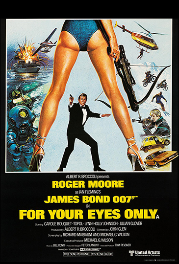 For Your Eyes Only (1981) Colour poster 