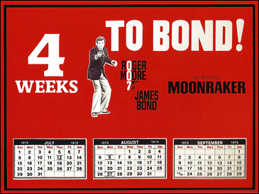 Moonraker (1979) [Advance Calendar Style] quad-crown poster