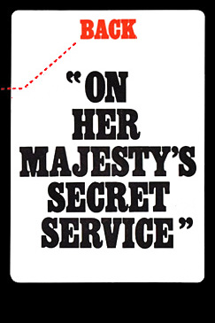 On Her Majesty's Secret Service double-crown