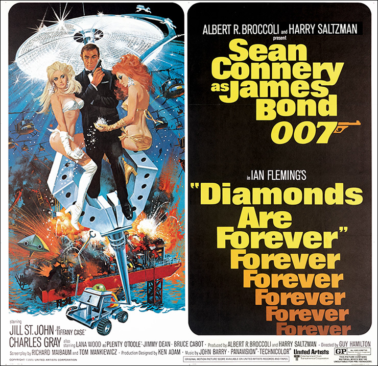 Diamonds Are Forever Six-Sheet