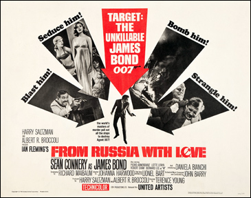 From Russia With Love Half Sheet