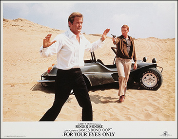 For Your Eyes Only 1984 reissue lobby card