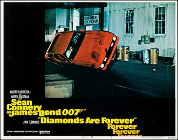 Diamonds Are Forever (1971) Western Hemisphere lobby card