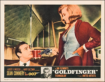 Goldfinger (1964) US Lobby card 1