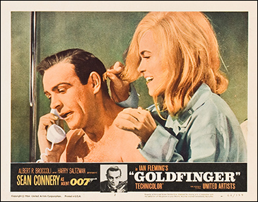 Goldfinger (1964) US Lobby card 2