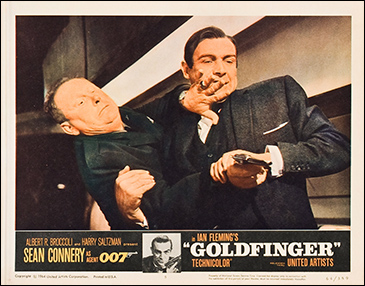 Goldfinger (1964) US Lobby card 5