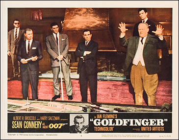 Goldfinger (1964) US Lobby card 6