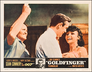 Goldfinger (1964) US Lobby card 7