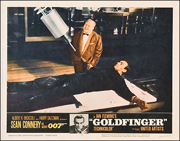 Goldfinger (1964) US Lobby card 8