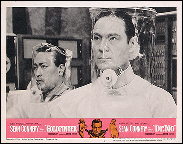 Goldfinger/Dr. No (1966) lobby card