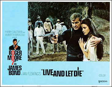 Live And Let Die (1973) Eastern Hemisphere lobby card