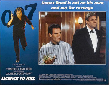 Licence To Kill (1989) lobby card
