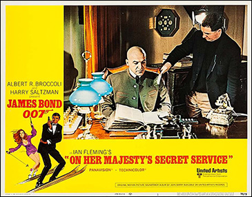 On Her Majesty's Secret Service (1969) lobby card