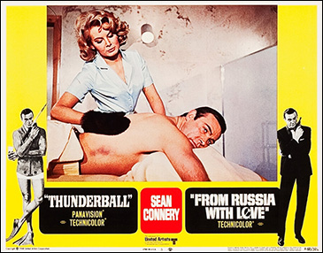 Thunderball/From Russia With Love (1968) lobby card