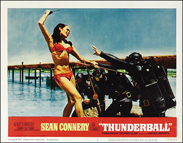 Thunderball (1965) lobby card