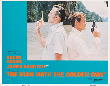 The Man With The Golden Gun (1974) Eastern Hemisphere lobby card