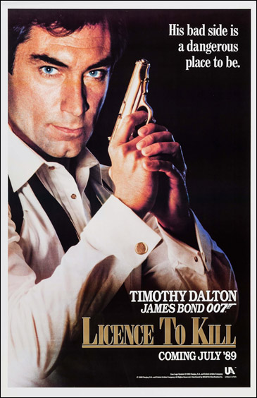 Licence To Kill (1989) [Final version] Advance One Sheet poster