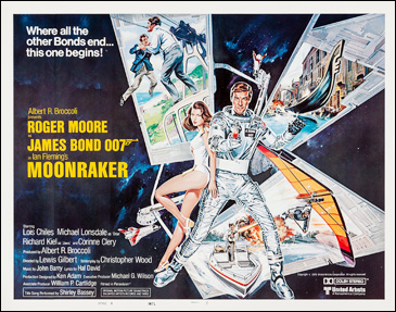 Moonraker (1979) Style B [International half-sheet]