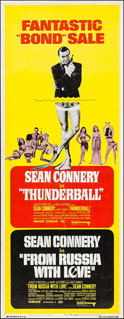 Thunderball/From Russia With Love Insert 
