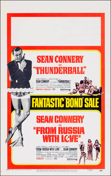 Thunderball/From Russia With Love Window Card