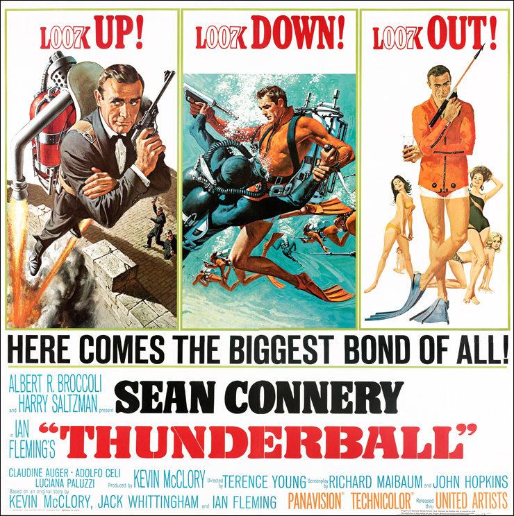 Thunderball Six-Sheet
