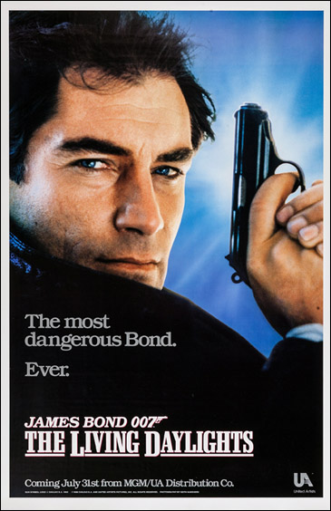 The Living Daylights (1987) Advance One Sheet poster