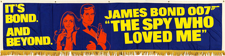 The Spy Who Loved Me (1977) Satin Marquee Valance