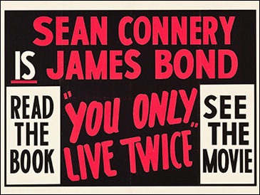 You Only Live Twice (1967) Book tie-in poster