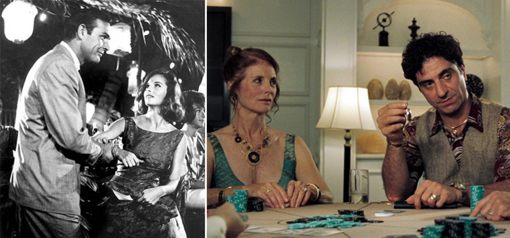 Diane Hartford with Sean Connery in Thunderball (1965) & Casino Royale (2006)