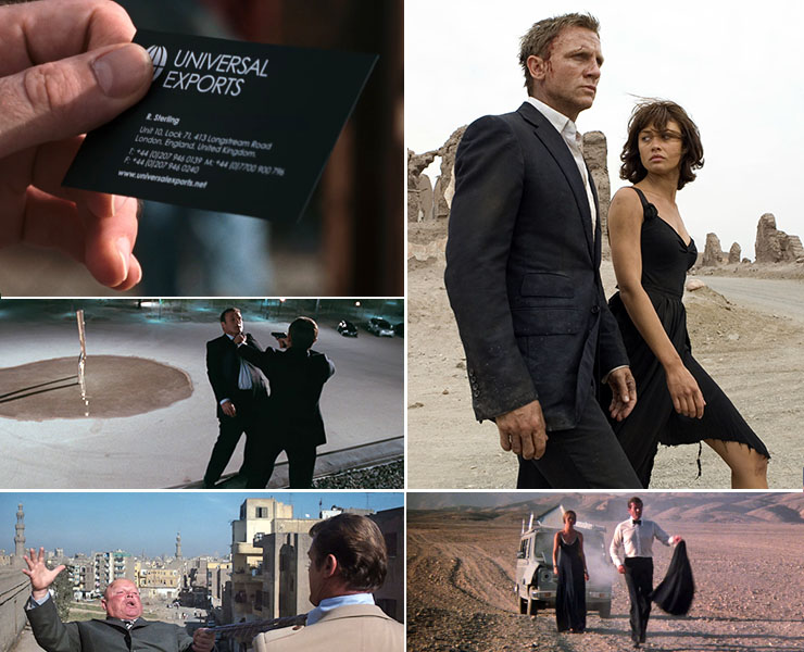 Quantum of Solace (2008) homages