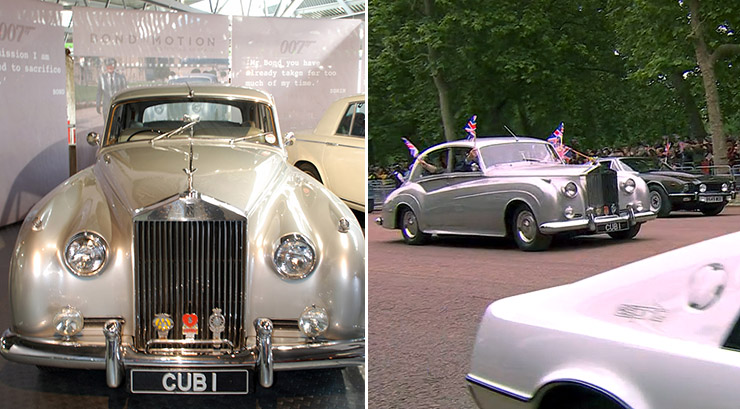 Rolls-Royce Silver Could II belonging to Albert R. Broccoli at Beaulieu Bond in Motion 2012 & taking part in The People's Pageant 2022