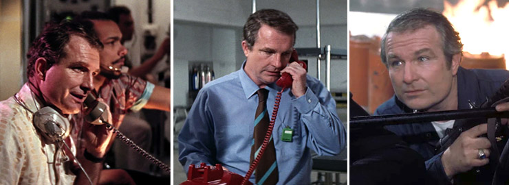 Shane Rimmer in You Only Live Twice (1967), Diamonds Are Forever (1971) and The Spy Who Loved Me (1977)