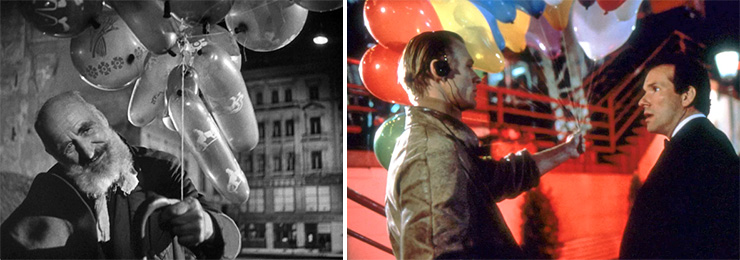 Balloon seller The Third Man (1949) | Andreas Wisniewski and Thomas Wheatley in The Living Daylights (1987)