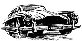 Aston Martin DBII - John Mclusky GOLDFNGER comic strip