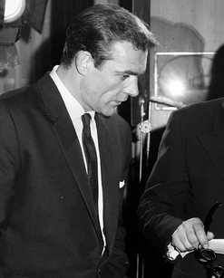 Sean Connery with co-producer Albert R. Broccoli