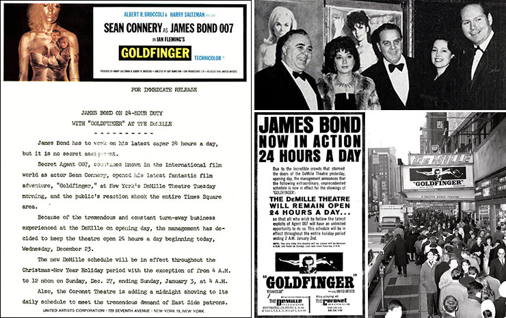 Goldfinger US Premiere December 21, 1964