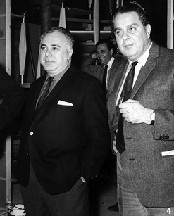 Ian Fleming, Harry Saltzman and Albert R. Broccoli