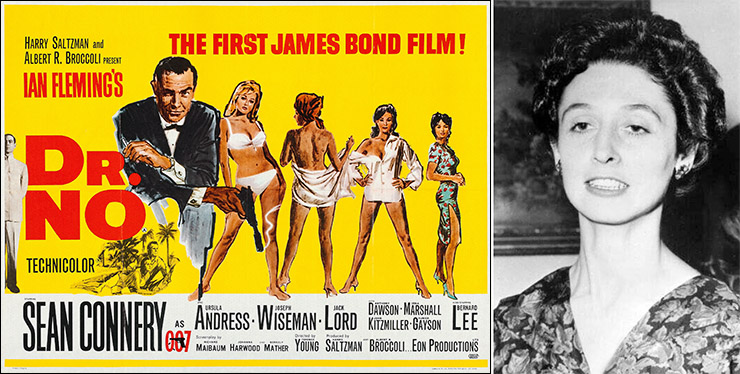 Dr. No (1962) quad-crown poster | Johanna Harwood 1961