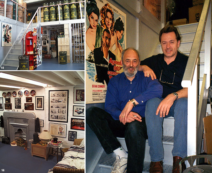 Graham Rye with Wayne Lorden (1945-2024)  builder/designer of the 007 MAGAZINE G3 office interior