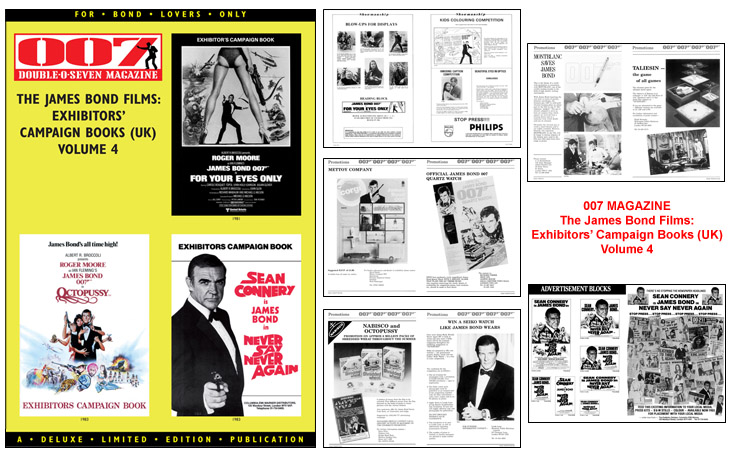007 MAGAZINE The James Bond Films: Exhibitors’ Campaign Books (UK) Volume 4