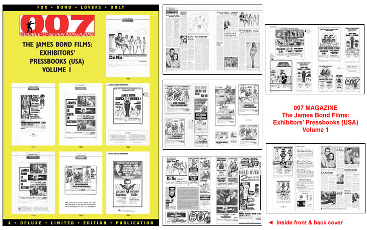 007 MAGAZINE The James Bond Films: Exhibitors’ Pressbooks (USA) Volume 1