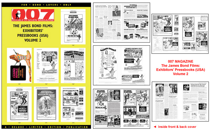 007 MAGAZINE The James Bond Films: Exhibitors’ Pressbooks (USA) Volume 1