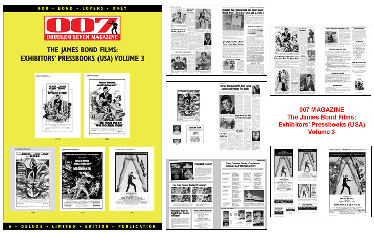 007 MAGAZINE The James Bond Films: Exhibitors’ Pressbooks (USA) Volume 3