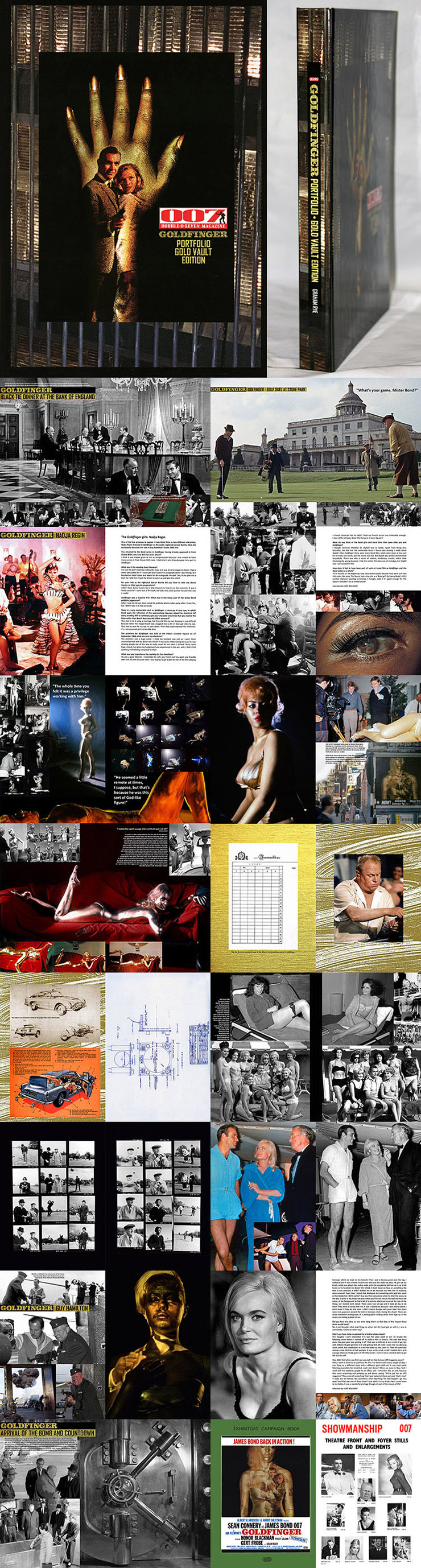 007 MAGAZINE: GOLDFINGER portfolio – GOLD VAULT EDITION