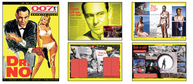 007 MAGAZINE ARCHIVE FILES - Dr. No File #1 Sean Connery as James Bond 007