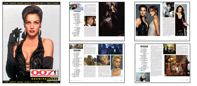 007 MAGAZINE ARCHIVE FILES - The James Bond Girls - File #4 The 1990s