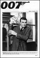 007 MAGAZINE Issue #6 - Sean Connery James Bond 007 Thunderball